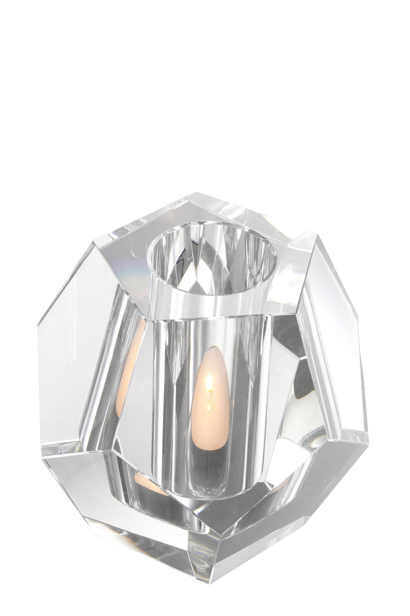 Crystal Candle Holder | Eichholtz Coquette | Eichholtz Miami