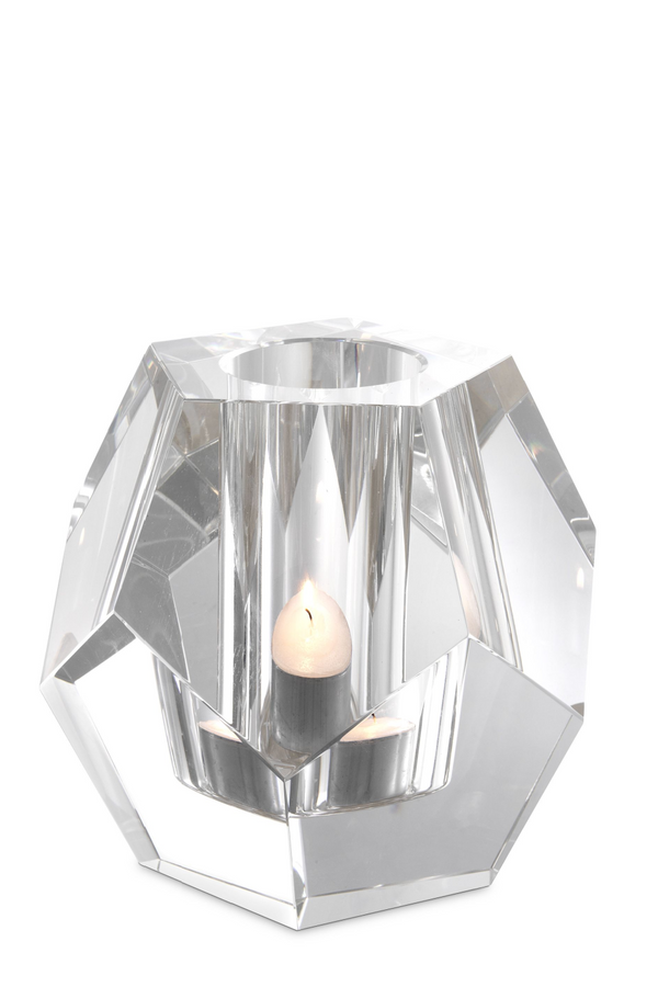Crystal Candle Holder | Eichholtz Coquette | Eichholtz Miami