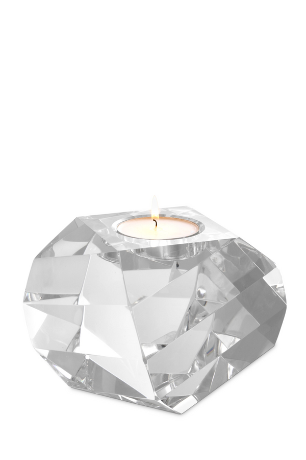 Crystal Candle Holder | Eichholtz Lucidity | Eichholtz Miami