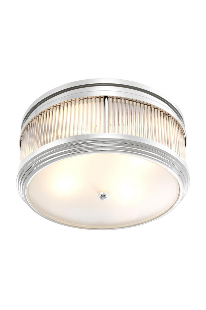 Round Silver Flush Mount | Eichholtz Rousseau | Eichholtz Miami