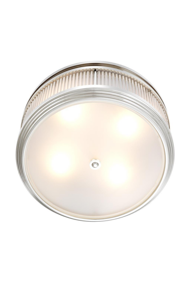 Round Silver Flush Mount | Eichholtz Rousseau | Eichholtz Miami