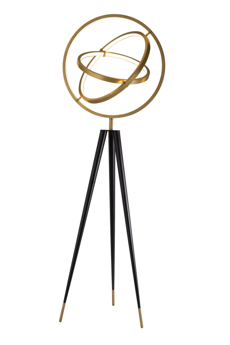 Brass Antique Floor Lamp | Eichholtz Cassini | Eichholtz Miami