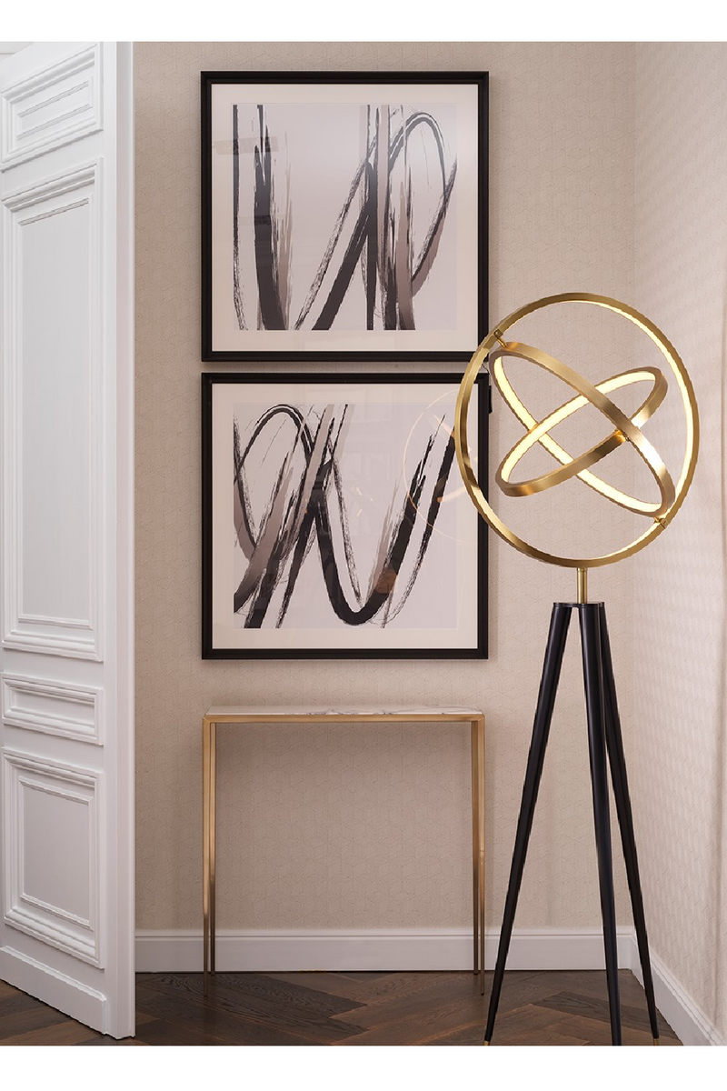 Brass Antique Floor Lamp | Eichholtz Cassini | Eichholtz Miami