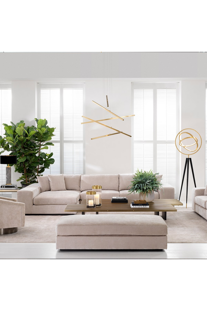 Brass Antique Floor Lamp | Eichholtz Cassini | Eichholtz Miami