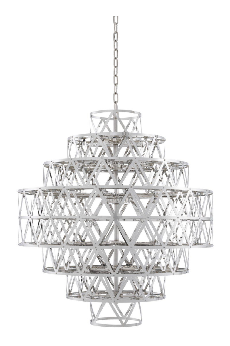Metal Geometric Chandelier | Eichholtz Clinton | Eichholtz Miami