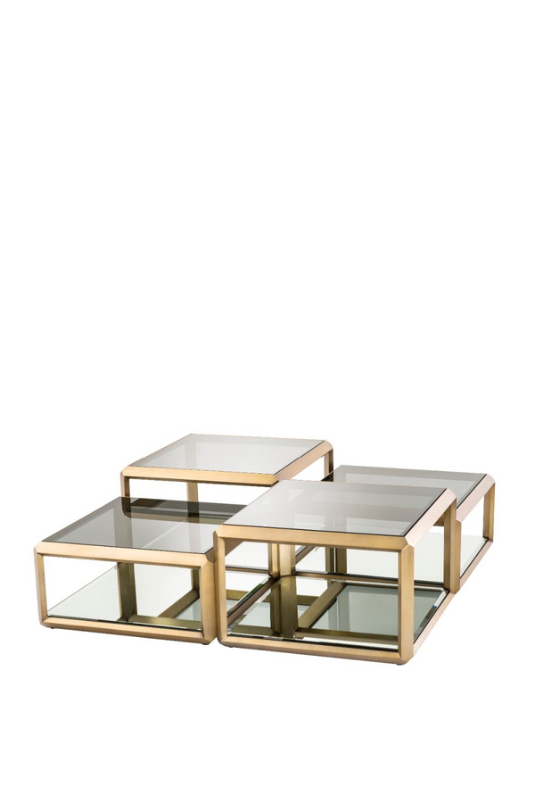 Brass Coffee Table Set | Eichholtz Callum | #1 Eichholtz Retailer