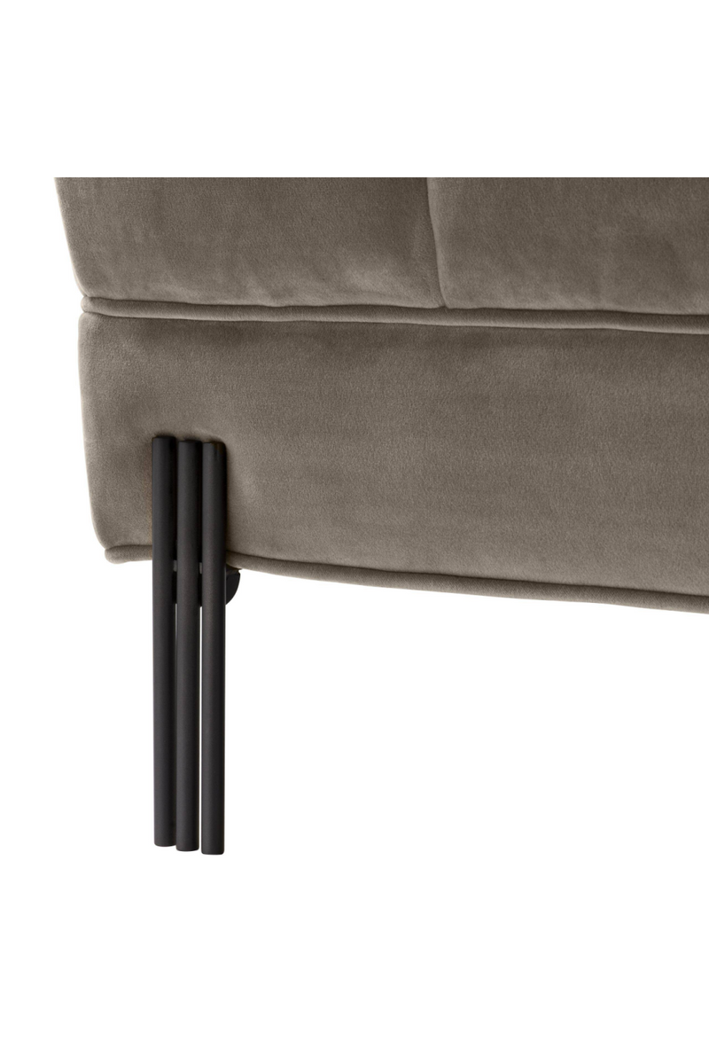Greige Tufted Upholstered Bench | Eichholtz Sienna | Eichholtz Miami