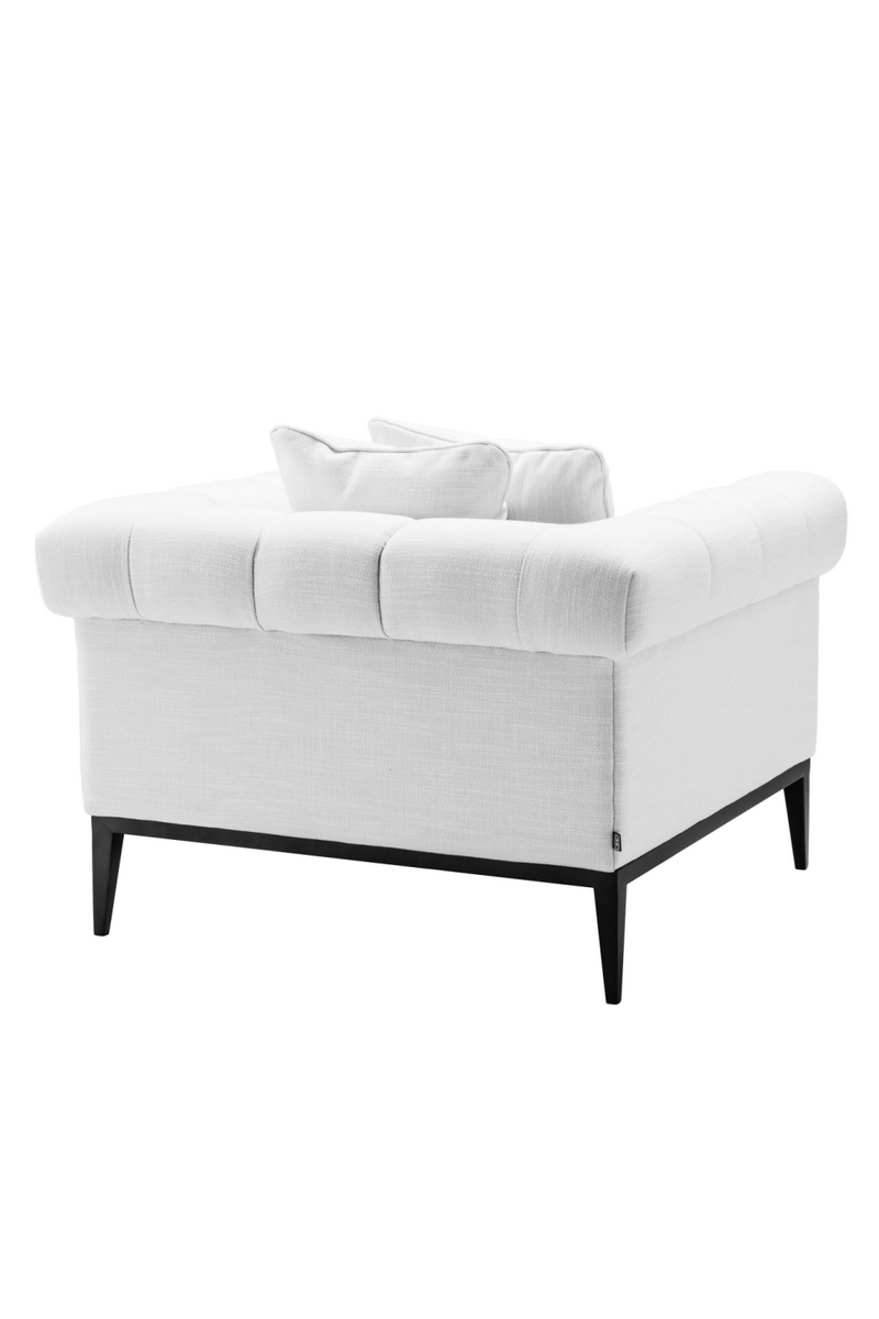 White Tufted Accent Chair | Eichholtz Aurelio | Eichholtzmiami.com