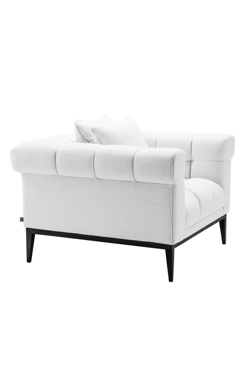 White Tufted Accent Chair | Eichholtz Aurelio | Eichholtzmiami.com