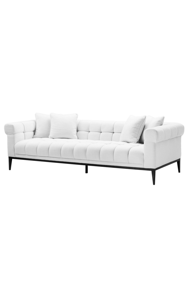 White Tufted Sofa | Eichholtz Aurelio | Eichholtzmiami.com