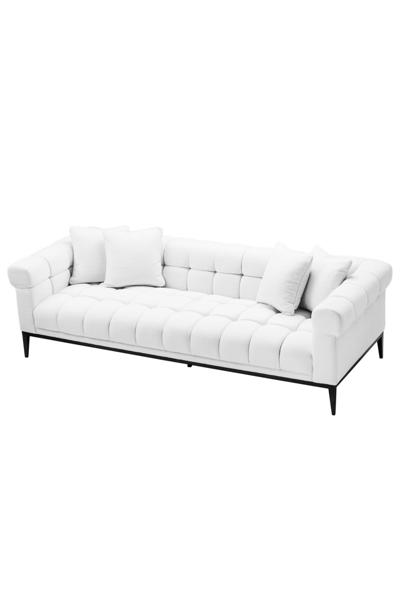 White Tufted Sofa | Eichholtz Aurelio | Eichholtzmiami.com