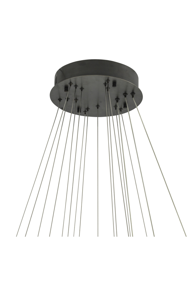 Bronze Crystal Glass Chandelier | Randall | Eichholtz Miami