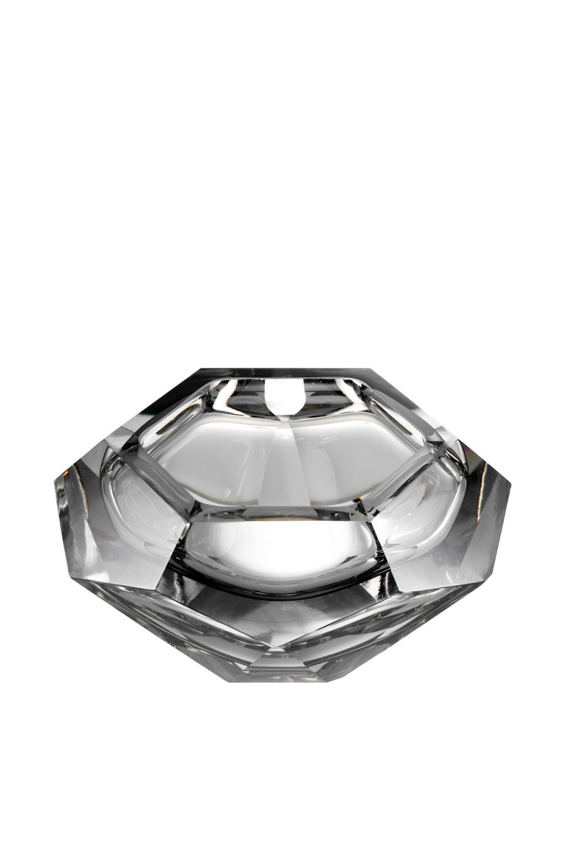 Gray Crystal Glass Bowl | Eichholtz Las Hayas | Eichholtz Miami