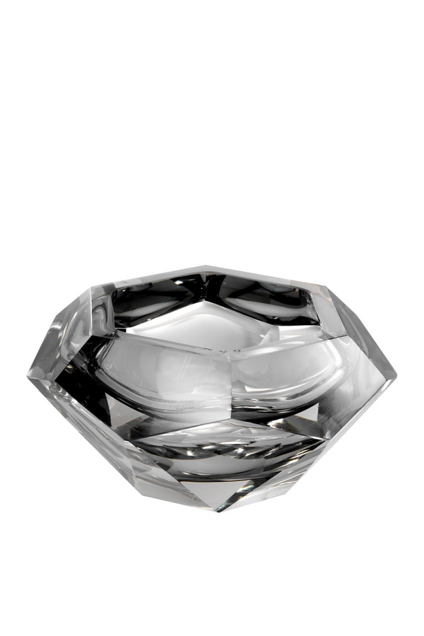 Gray Crystal Glass Bowl | Eichholtz Las Hayas | Eichholtz Miami
