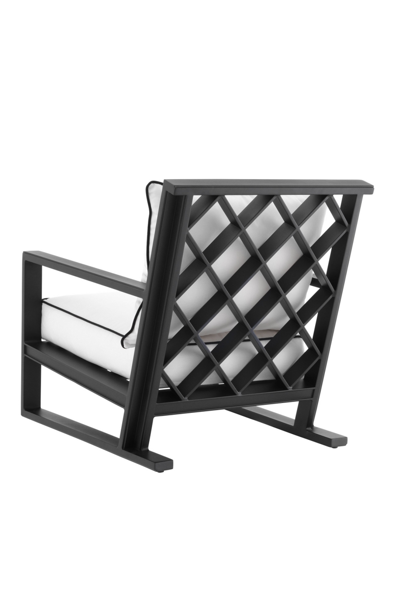 Black Outdoor Sunbrella Lounge Chair | Eichholtz Como | Eichholtz Miami