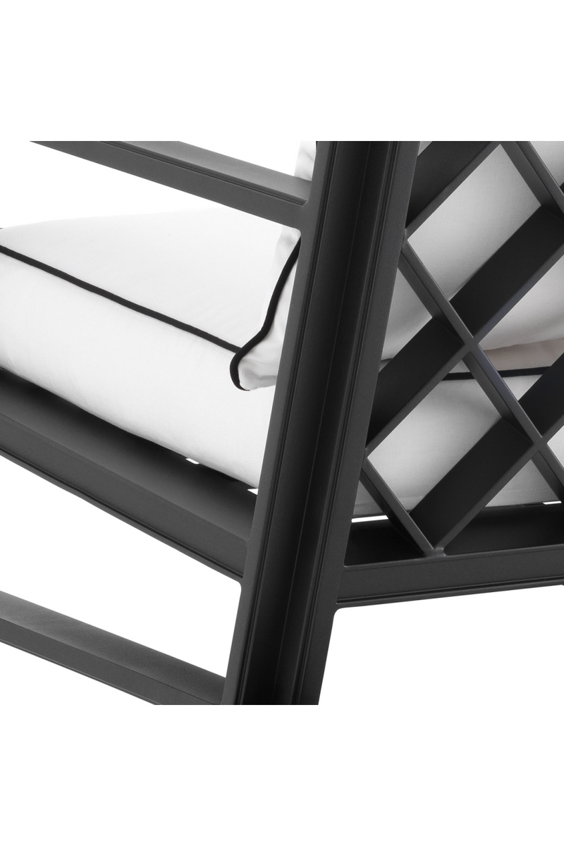 Black Outdoor Sunbrella Lounge Chair | Eichholtz Como | Eichholtz Miami