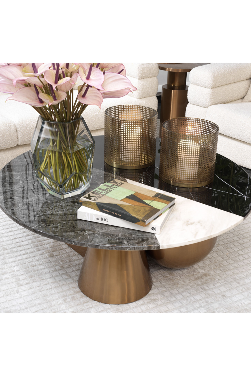 Copper Marble Coffee Table | Eichholtz Tricolori | Eichholtz Miami