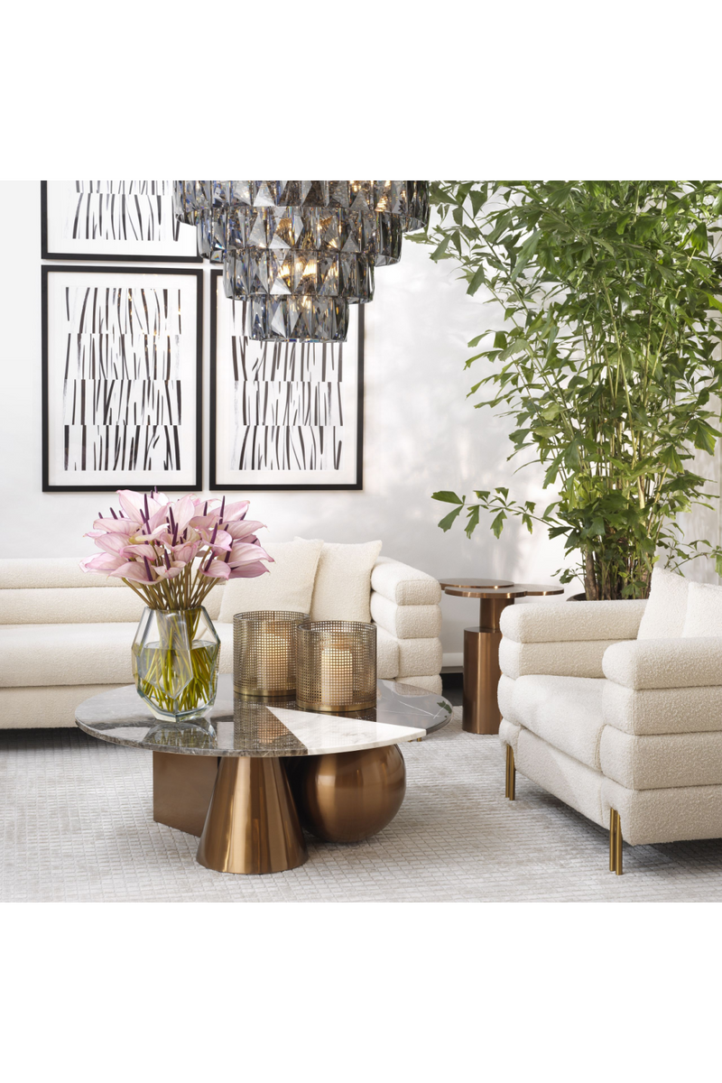 Copper Marble Coffee Table | Eichholtz Tricolori | Eichholtz Miami