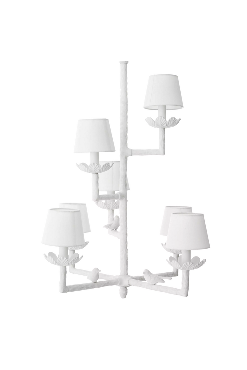 White Art Deco Chandelier | Eichholtz Nature | Eichholtzmiami.com