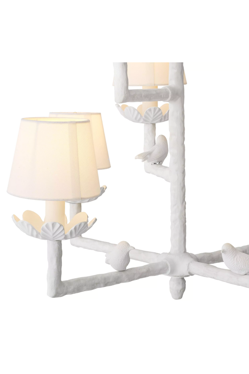 White Art Deco Chandelier | Eichholtz Nature | Eichholtzmiami.com