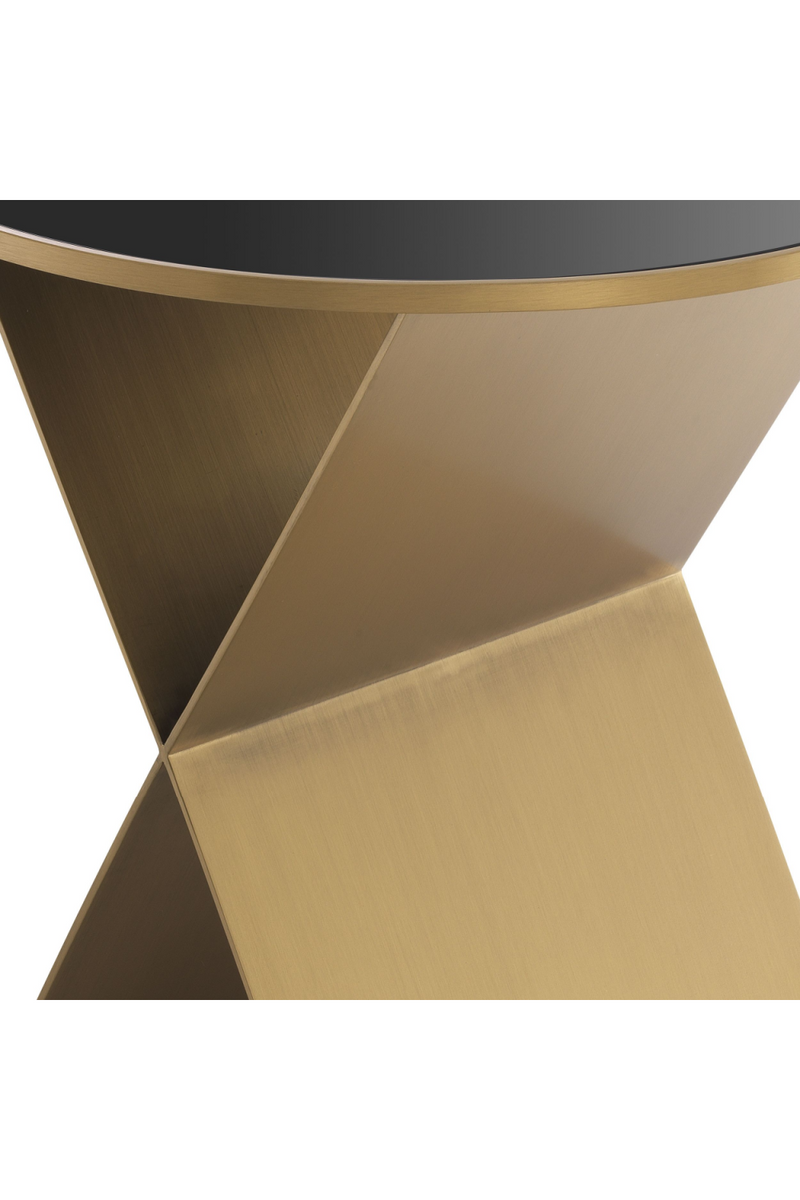 Round Brass X-Legged Side Table S | Eichholtz Fitch | Eichholtz Miami