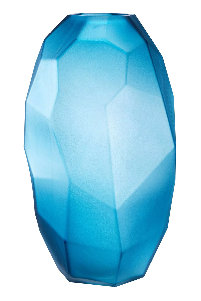 Gorgeous Blue Hand Blown Glass Vase - Eichholtz Fly L | Eichholtzmiami.com