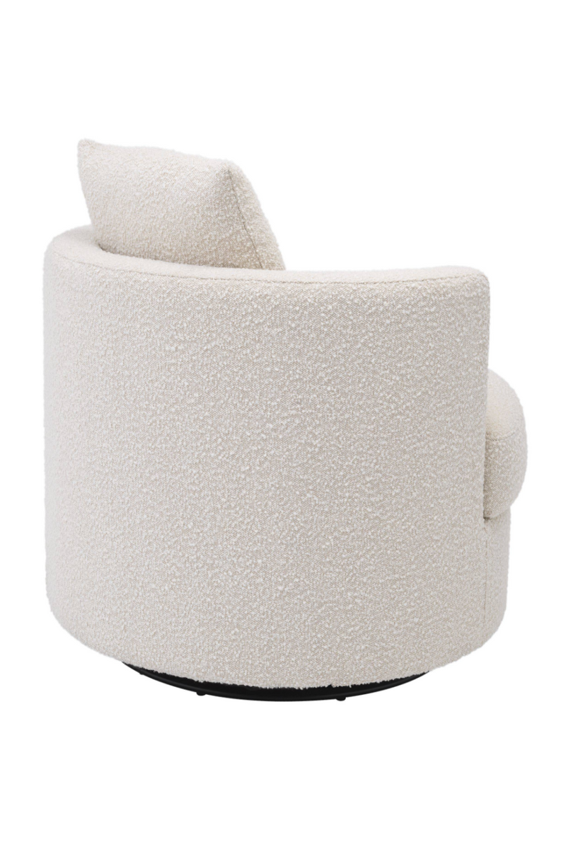Cream Bouclé Swivel Chair | Eichholtz Felix | Eichholtzmiami.com