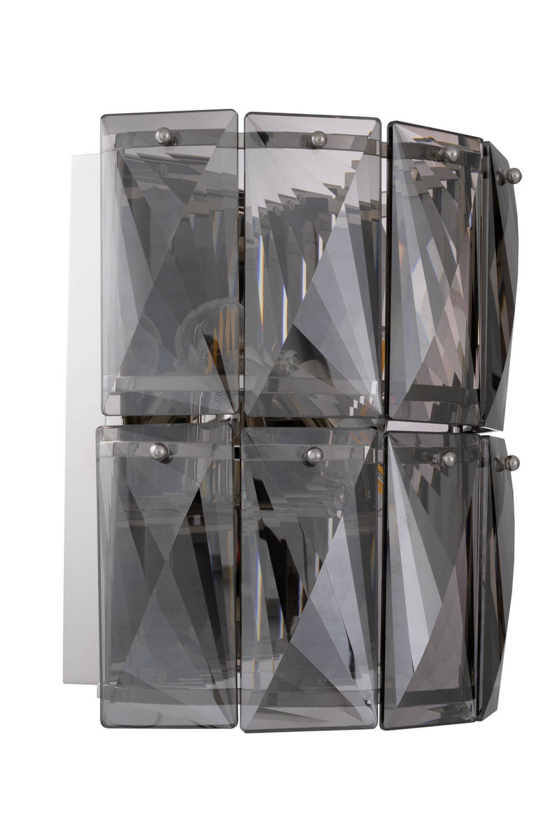 Nickel Crystal Glass Wall Lamp | Eichholtz Amazone  | Eichholtzmiami.com