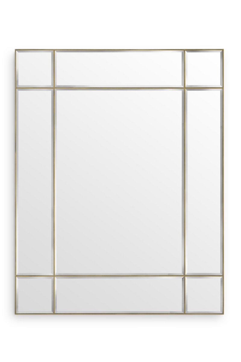 Brass Framed Bevelled Mirror XL | Eichholtz Beaumont | Eichholtz Miami