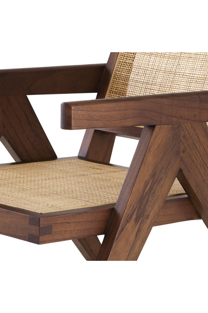 Brown Rattan Lounge Armchair | Eichholtz Aristide | Eichholtzmiami.com