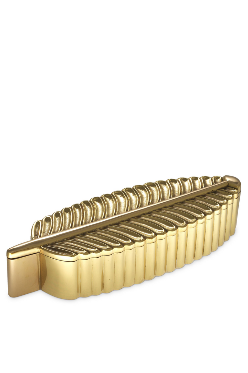 Brass Leaf Decorative Box | Eichholtz La Plume | Eichholtz Miami