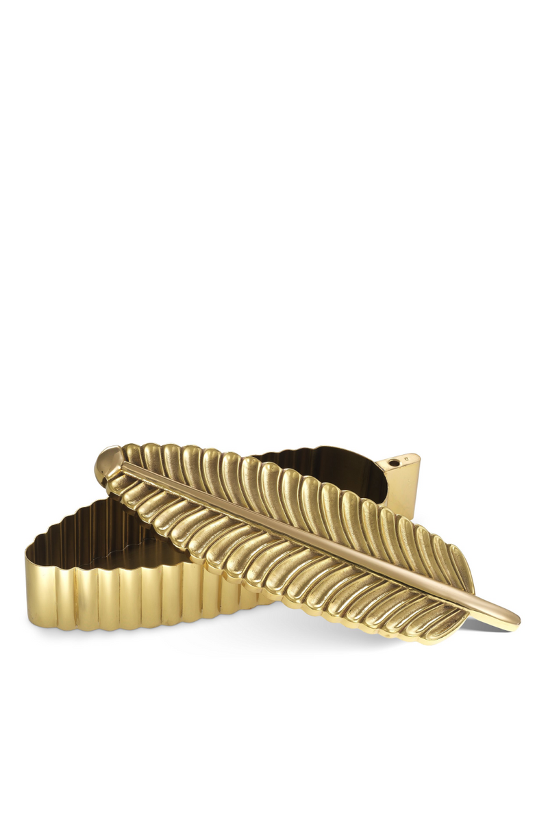 Brass Leaf Decorative Box | Eichholtz La Plume | Eichholtz Miami