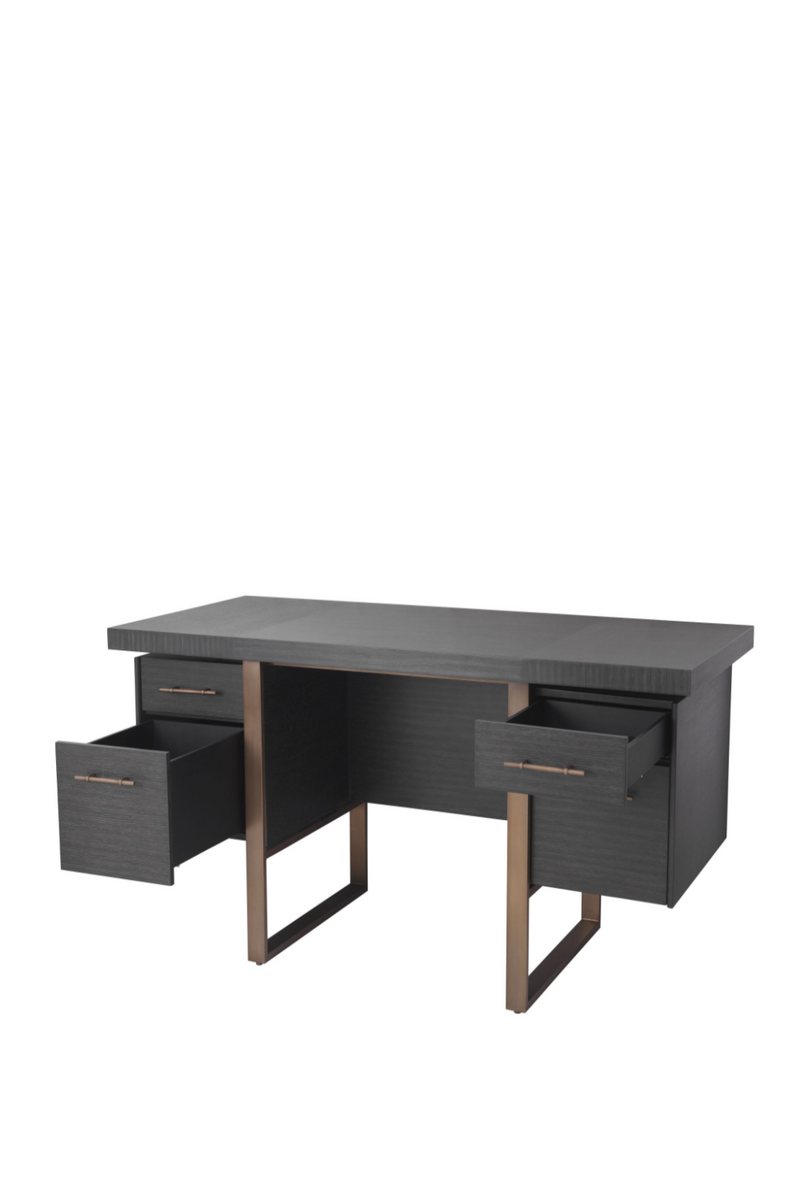 Charcoal Oak Desk | Eichholtz Canova | Eichholtz Miami