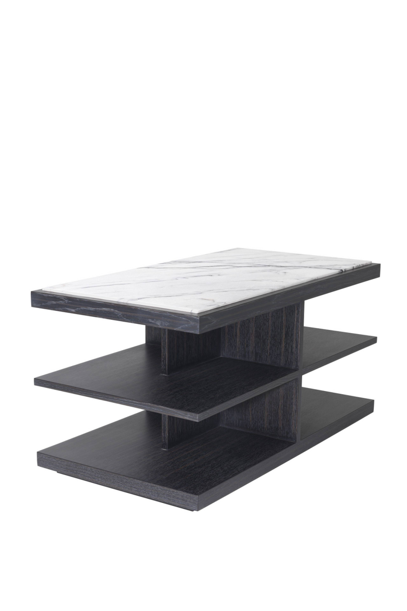 Wooden Marble Top Side Table | Eichholtz Miguel | Eichholtzmiami.com