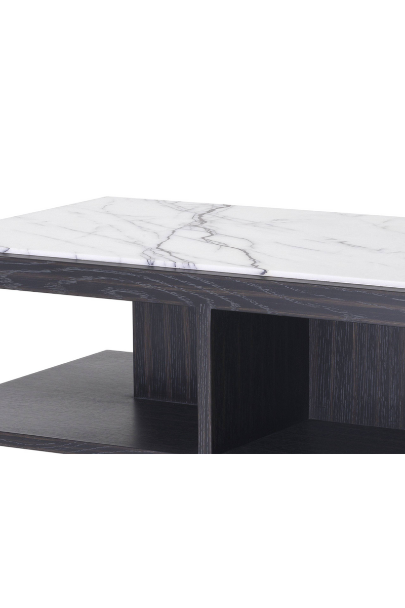 Wooden Marble Top Side Table | Eichholtz Miguel | Eichholtzmiami.com