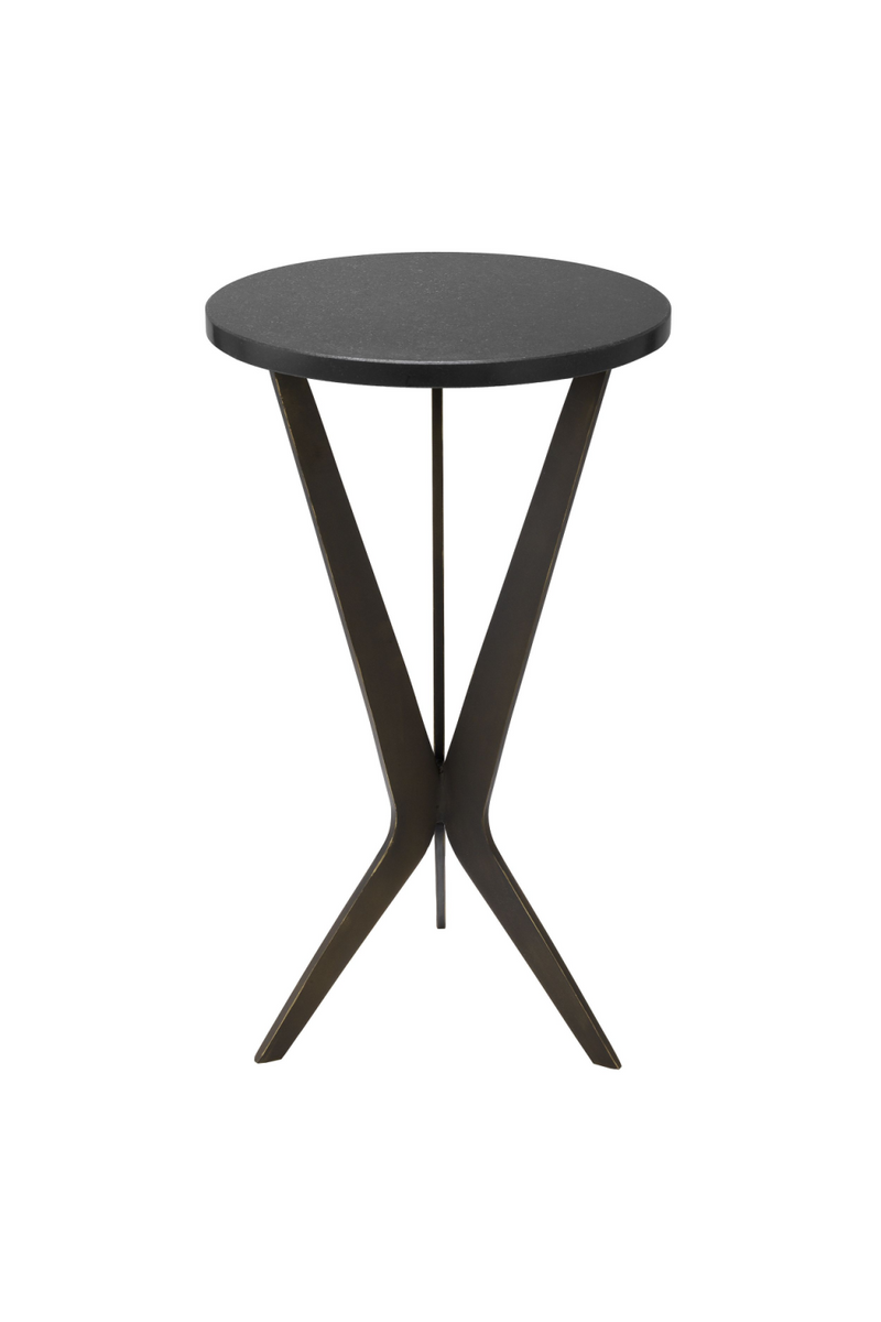 Bronze Round Side Table | Eichholtz Malone | Eichholtz Miami