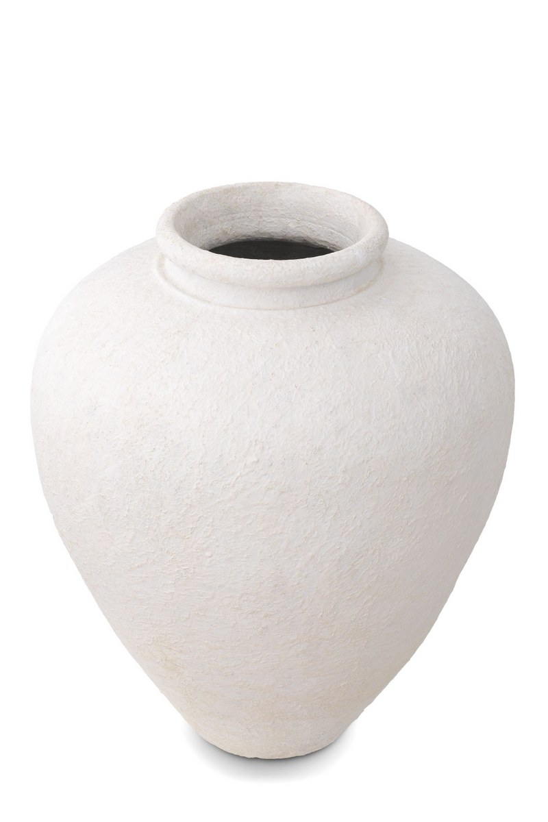 Matte White Clay Vase | Eichholtz Reine L | Eichholtz Miami