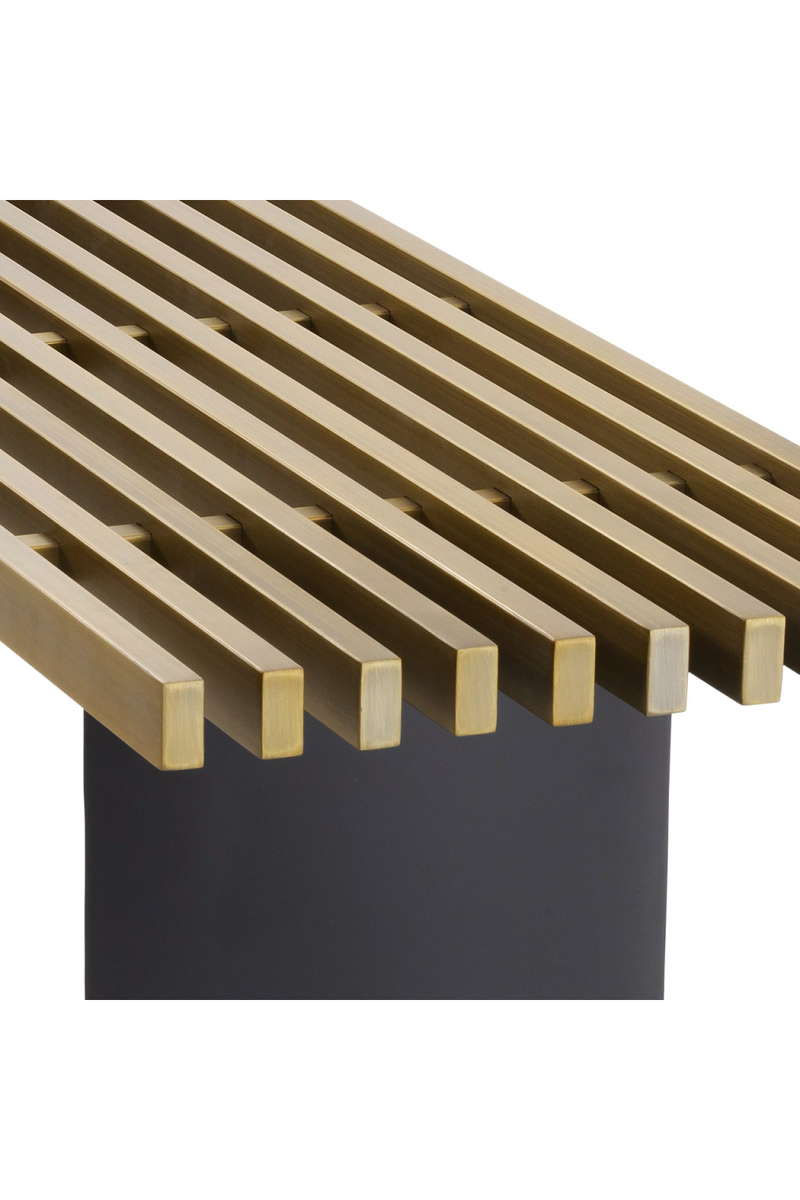 Brushed Brass Finish Console Table | Eichholtz Vauclair | Eichholtzmiami.com