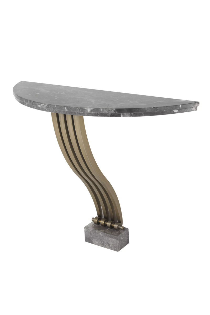 Brass Marble Black Console Table | Eichholtz Renaissance | Eichholtz Miami