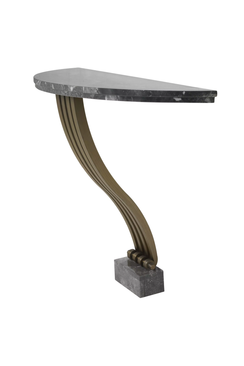 Brass Marble Black Console Table | Eichholtz Renaissance | Eichholtz Miami