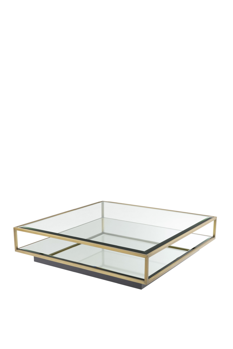 Brass Pedestal Coffee Table | Eichholtz Tortona L | Eichholtz Miami