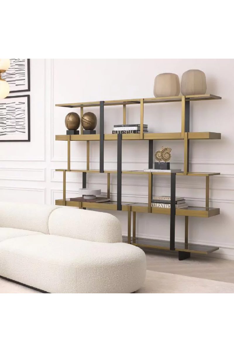 Brass Wall Shelving Cabinet | Eichholtz Mercure | Eichholtzmiami.com