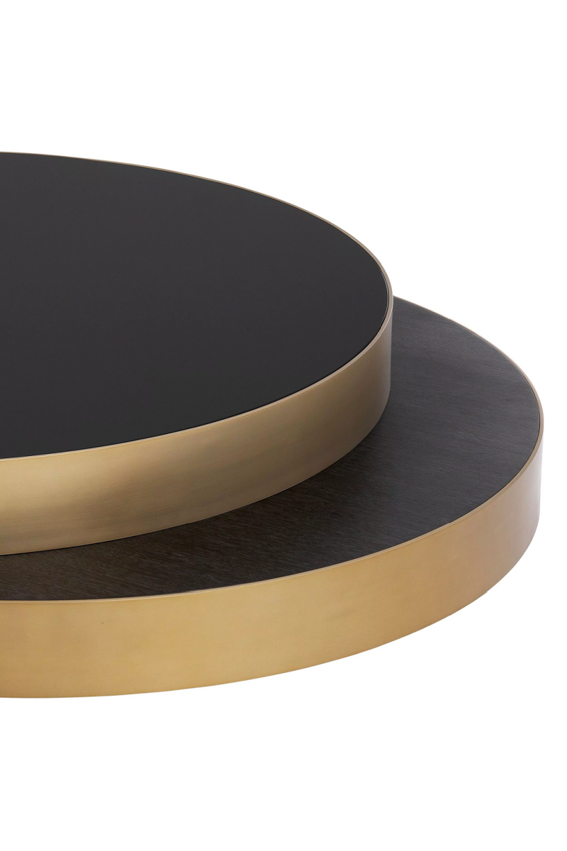 Brass Stacked Coffee Table | Eichholtz Griffith | Eichholtz Miami