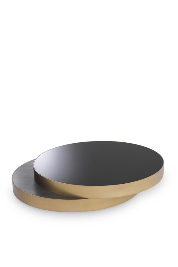 Brass Stacked Coffee Table | Eichholtz Griffith | Eichholtz Miami