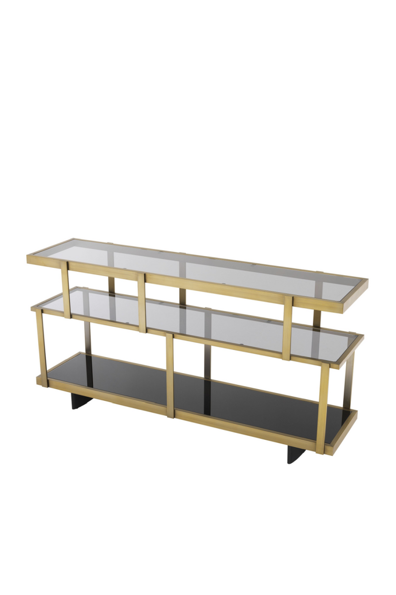 Brass Shelving Media Unit | Eichholtz Nesto | Eichholtzmiami.com
