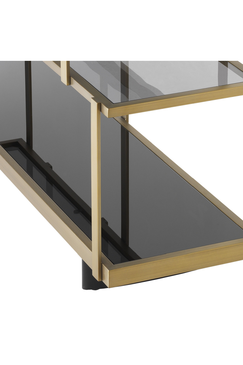 Brass Shelving Media Unit | Eichholtz Nesto | Eichholtzmiami.com