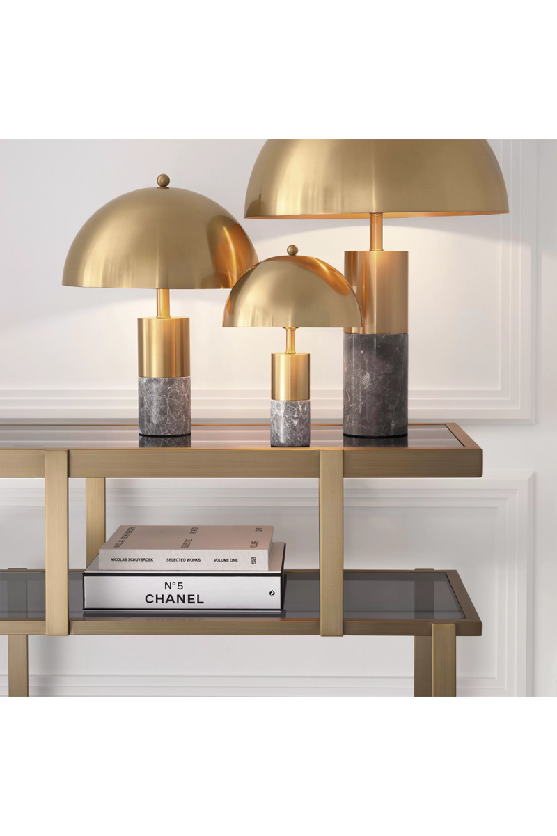 Brass Shelving Media Unit | Eichholtz Nesto | Eichholtzmiami.com