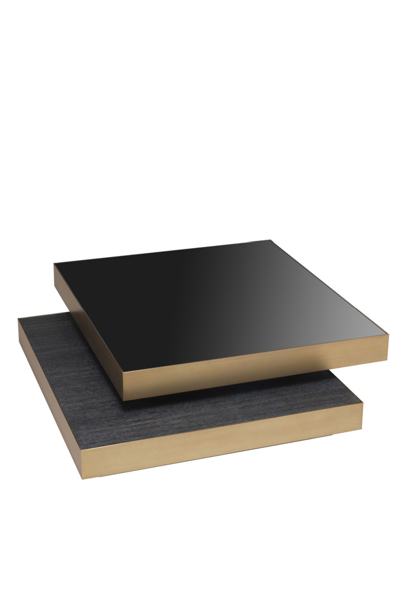Brass Stacked Coffee Table | Eichholtz Shelton | Eichholtz Miami