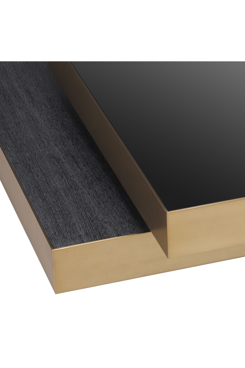 Brass Stacked Coffee Table | Eichholtz Shelton | Eichholtz Miami