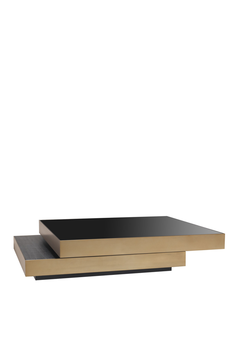 Brass Stacked Coffee Table | Eichholtz Shelton | Eichholtz Miami